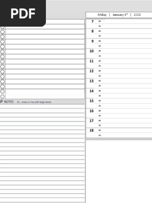 2021 Supernote Daily Planner