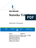 Modul Statistika Teknik - Distribusi Chi Square