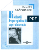 Dumitru Stanilaoe Reflectii Despre Spiritualitatea Poporului Roman