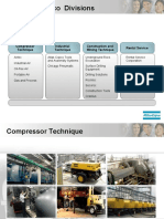 The Atlas Copco Divisions: Construction and Mining Technique Compressor Technique Industrial Technique Rental Service