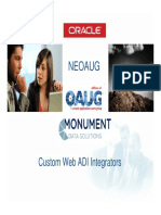 Custom Web ADI Integrators