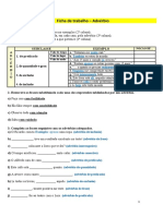 4 - Ficha de Trabalho Advérbio