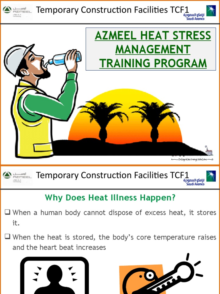 Heat Stress Management Training Guide | PDF | Hyperthermia | Heat Transfer