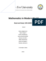 New Era University: Mathematics in Modern World