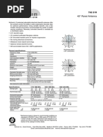 45° Panel Antenna: General Specifications