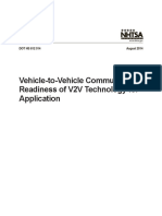 Vehicle-to-Vehicle Communications: Readiness of V2V Technology For Application