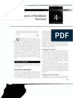 Okeson Chapter 4 Mechanics of Mandibular Movement