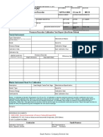 Saudi Aramco Test Report: Calibration Test Report - Pressure Recorder SATR-A-2004 22-Jan-18 Mech