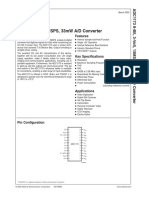 ADC1173 8-Bit, 3-Volt, 15MSPS, 33mW A/D Converter: General Description Features