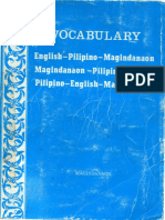 Magindanaon English Pilipino... 1981