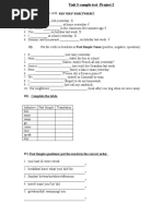 Project 2 Unit 4 Test Overview | PDF | Hamburgers | Cooking