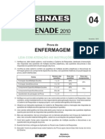 ENADE 2010 - ENFERMAGEM - Gabarito - Preliminar