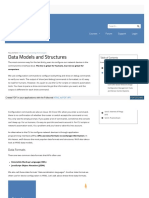 Data Formats and Data Models