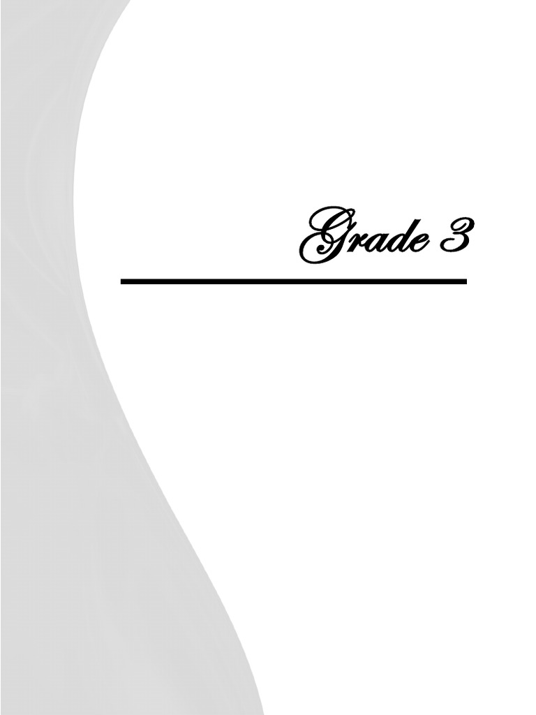 Grade 3 Syllabus PDF Dances Recreation