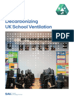 Decarbonizing UK School Ventilation