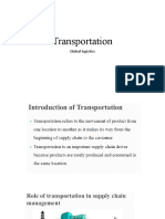 Transportation: Global Logistics