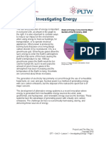 Lesson 3.1 Investigating Energy: Preface