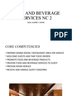 Food & Beverage Services NC2