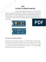 Lab 1 Introduction To Stm32F103 and Ide: St-Link V2 and Keil Uvision5