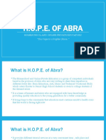 HOPE of Abra