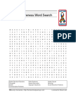 Autism Awareness Word Search