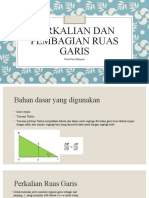 Perkalian dan pembagian ruas garis