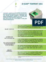 FBI Certified 10-Print LiveScan for Criminal ID & E-ID Issuance