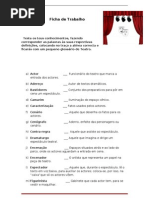 Ficha de Trabalho-texto dramático