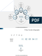 61.Create 5 Step Circular Infographic