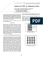 Parameters Calculation of 5 HP AC Induction Motor