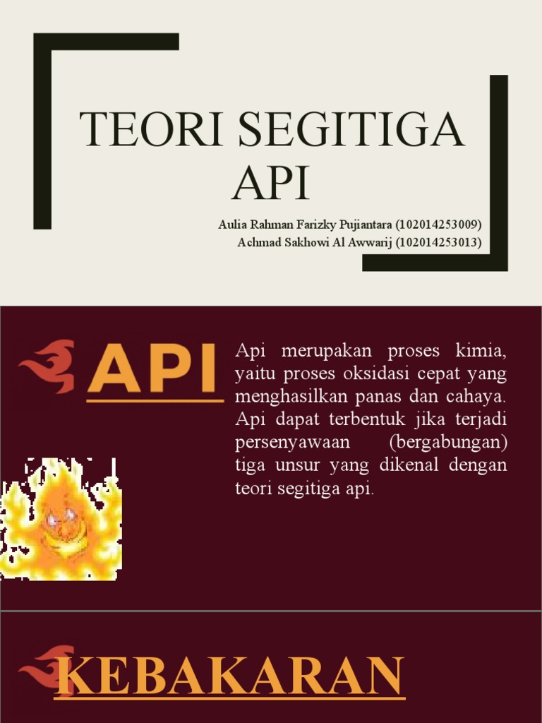 Unsur dan Konsep Segitiga Api | PDF