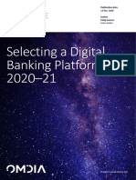 Selecting A Digital Banking Platform, 2020-21: Publication Date