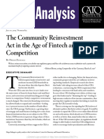 The Community Reinvestment Act in The Age of Fintech and Bank Competition