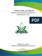 Proposal Pelantikan Pemuda Muhammadiyah Manyar