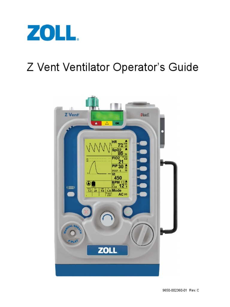 Z Vent Operator Guide PDF Clinical Medicine Nature