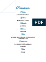 Trabajo de Narciso Rodriguez Beisbol Profesional Dominicano y Universitario.