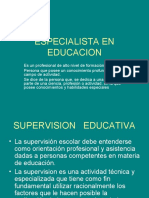 SUPERVISION  EDUCATIVA