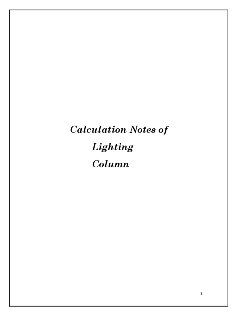 Calculation Note of Coulmn 197 | PDF | Structural Load | Column