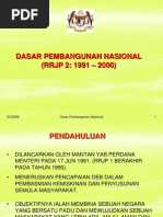 Dasar Pembangunan Nasional 1