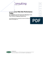 Forrester Consulting. eCommerce Web Site Performance Today