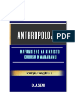 Anthlopolojia: Mafundisho Ya Kikristo Kuhusu Mwanadamu