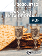 Guía Pesaj con información sobre productos y halajot
