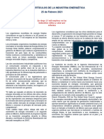 Noticias y Articulos de La Industria Energetica 25 de Febrero de 2021