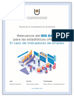 Tesis de Economía - Relevancia Del Big Data para El Cálculo de Estadísticas Oficiales