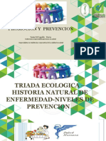 Diapositiva - Triada Ecologica - Historia Natural de La Enfermedad