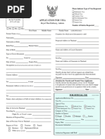 Bangladesh NVR Application Form | PDF | Travel Visa | Passport