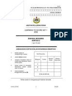 Upsr Bi SK Kertas 2 Set 1 2006