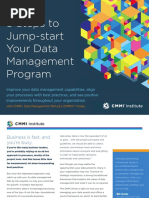 Data Management Maturity DMM Ebook