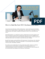 How To Hire SEO Freelancer in Surat