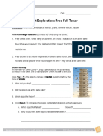 Student Exploration: Free Fall Tower: The Leaf Would Fall Slower Than The Acorn Due To Air Resistance